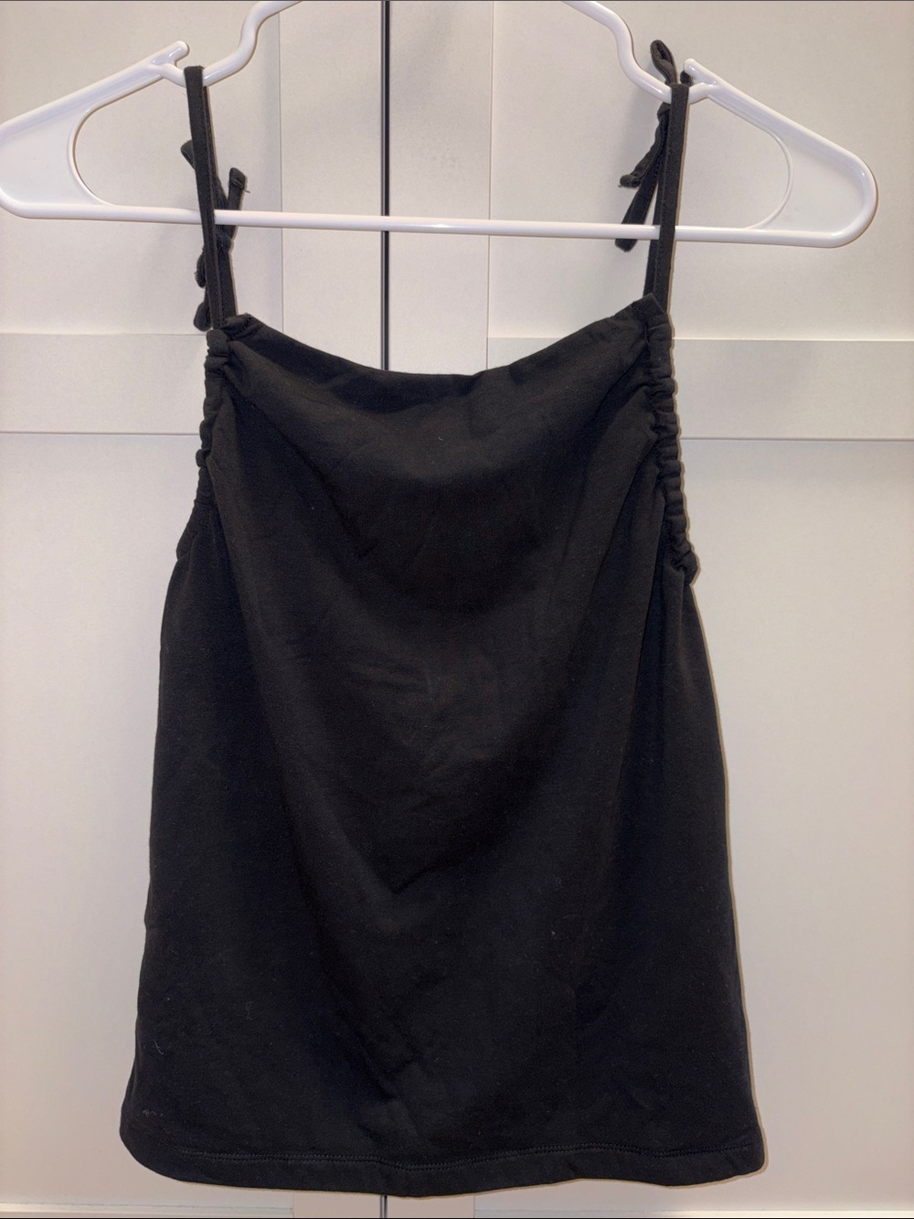Tiger Mist -Black Women's Tie-Shoulder Tank Top